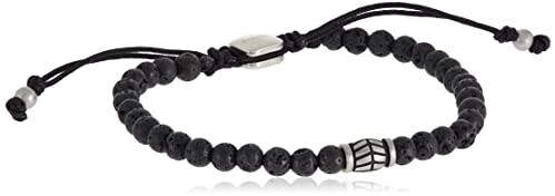 Fossil Beads Hämatit bracelet black