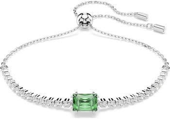 Swarovski Matrix Tennis Armband Verschiedene Schliffe grün