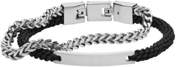 Fossil Herren Armband - Double-Strand Nylon and Steel (JF03325040) Fossil Herren Armband - Double-Strand Nylon and Steel (JF03325040)