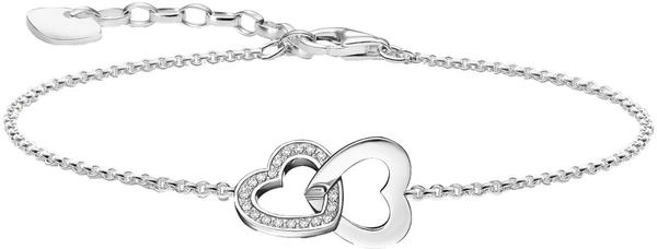 Thomas Sabo Armband mit verschlungenen Herzen Silber (A2163-051-14)