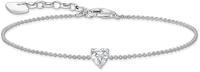 THOMAS SABO Armband "mit gro&szlig;em Herz-Anh&auml;nger" mit Zirkonia (synth.)