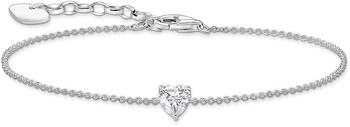 Thomas Sabo Armband mit wei&szlig;em Zirkonia-Herz Silber (A2157-051-14)