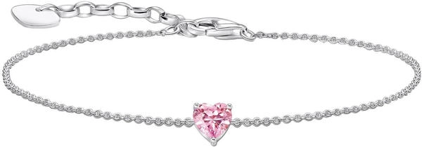 Thomas Sabo Armband mit pinkfarbenem Zirkonia-Herz Silber (A2157-051-9)
