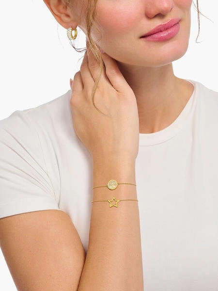 Thomas Sabo Armband mit Tree-of-Love-Anhänger vergoldet (A2160-427-39)