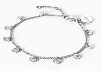 PURELEI Malihini Coin Armband silber