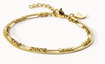 PURELEI Sleeky Unison Armband gold