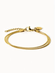 PURELEI Two Layers Armband gold