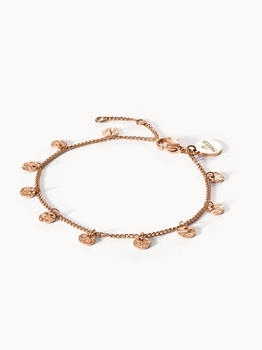 PURELEI Malihini Coin Armband ros&eacute;gold