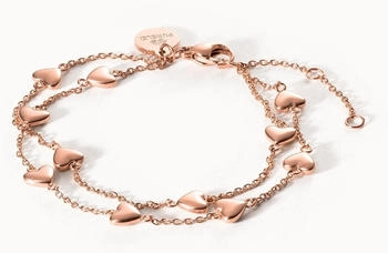 PURELEI Alohi Heart Armband ros&eacute;gold