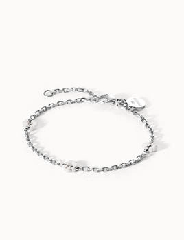 PURELEI Linen Blossom Armband silber