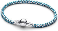 Pandora 593816C01 Damen-Silberarmband Veneziakette T&uuml;rkis