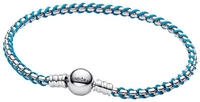 Pandora 593816C01 Damen-Silberarmband Veneziakette T&uuml;rkis