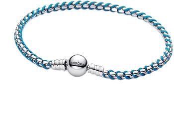 Pandora Blue cord snake chain bracelet 23 cm (593816C01-23)