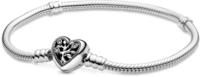 Pandora 598827C01 Damen-Armband Moments Familienstammbaum Herz-Verschluss