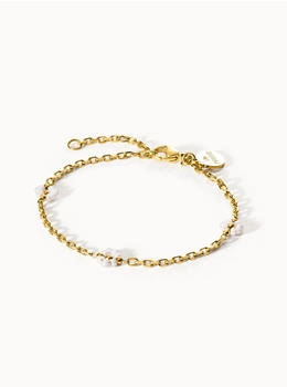 PURELEI Linen Blossom Armband gold