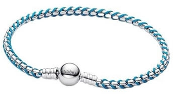 Pandora Blue cord snake chain bracelet 16 cm (593816C01-16)
