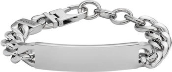 Fossil Drew Herrenarmband aus Edelstahl Silberfarben (JF04155040)