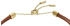 Fossil Sadie Glitz Disc Komponentenarmband aus mittelbraunem Leder (JF04545710)