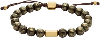 Fossil Herren-Armband mit Pyrit Edelstahl Gold/Grau (JF04820710)