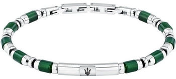 Maserati Iconic Armband grün/silber für Herren (JM334AVD48)