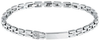 Maserati Iconic Tag Armband Edelstahl Silber (JM324AVD57)