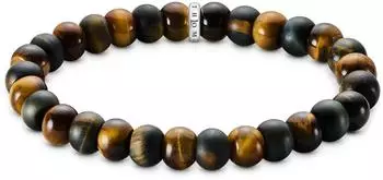 Thomas Sabo Armband Tigerauge Goldbraun und Blaugold 9 mm (A2196-826-2)