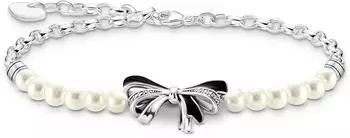 Thomas Sabo Schleifen-Armband mit Perlen Lovely Romance Silber (A2171-167-11)