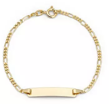 Amor Goldarmband Figaro 375/9 ct, 16cm