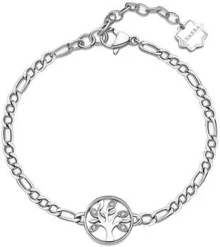 BrosWay Chakra Armband Stahl Baum des Lebens (BHKB143)