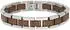 ZEEme Armband Edelstahl zweifarbig matt/glanz 21cm (389060005)