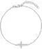 s.Oliver Armband mit Kreuz-Detail, 925er Sterlingsilber (6011657.91E0.21)