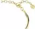 Swarovski Dextera Armreif, Rundschliff, weiß, 18K vergoldet (5743568)