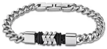 Lotus Armband Herren Edelstahl 316L, silber, 210mm (LS2104-2/2)