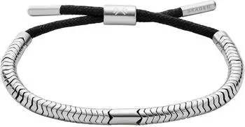 Skagen Pelle Armband Herren, Edelstahl silber (SKJM0236040)