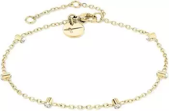 Tamaris Damen Armband gold/transparent, Edelstahl (TJ-0563-B-21)