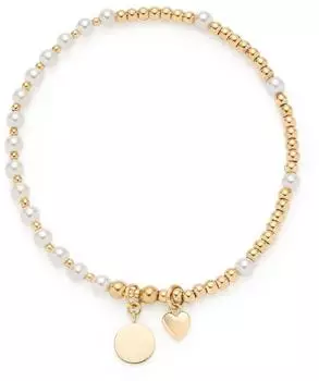 Leonardo Monia You & Me Ciao Damen-Armband goldfarben/Perle (026293)