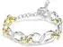 Swarovski Dextera Armband, Rundschliff, T-Steg, weiß (5741797)