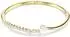 Swarovski Mesmera Armreif, verschiedene Schliffe, weiß, 18K vergoldet (S) (5761639)