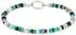 Tamaris Charm-Armband Edelstahl mit Naturstein, mehrfarbig (TJ-0631-B-18)