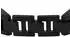 Joop! Herrenarmband Edelstahl, Achat, schwarz (2040566)