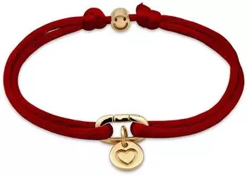 Elli Armband Satin Smiling Face 925 Sterlingsilber, rot (37873318-16)