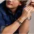 Fossil Beads Multi Strand Armband Leder Edelstahl (JF04855040)