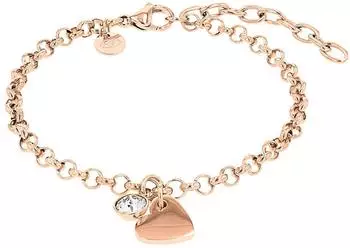 Tom Tailor Armband Herz Edelstahl ros&eacute;gold Damen (2100672)