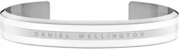 Daniel Wellington Emalie Armreif Edelstahl silber, Größe S (DW00400008)