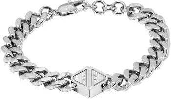 Emporio Armani Herrenarmband Edelstahl silber (EGS3132040)