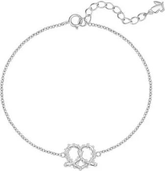 Glanzstücke München Armband Herz-Breze Edelstahl silber, Damen (32286141)