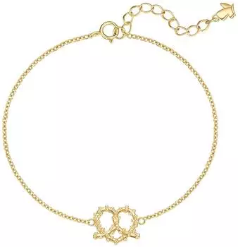 Glanzstücke München Armband Herz-Breze Edelstahl, goldgelb, Damen (32286144)