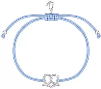Glanzstücke München Armband Herz-Breze Edelstahl blau/silber, Damen (32286119)