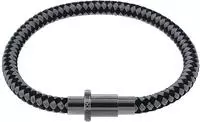 Armband JOOP "Schmuck, Geschenk", schwarz-wei&szlig; (dunkelgrau), Armb&auml;nder,...