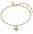 Tamaris Tiny Steel Heart Armband Edelstahl, gold (TJ-0834-B-21)